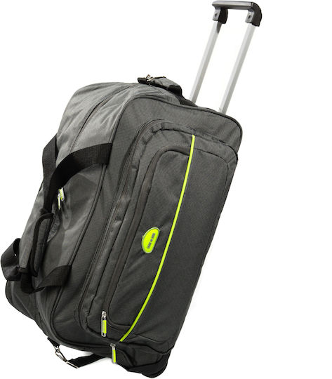Lamonza Superlight Geantă de Voiaj Gri cu Roți Textilă M55xL30xÎ30cm