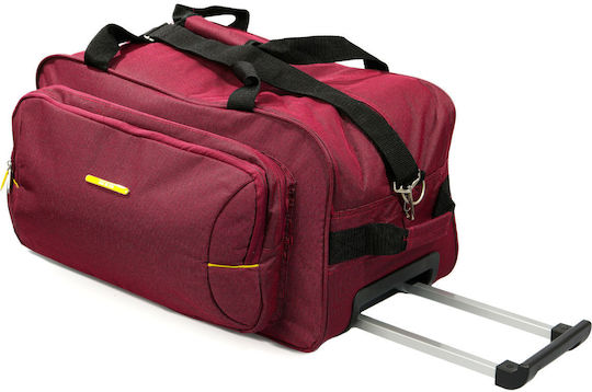 Lamonza Travel Geantă De Voiaj Verde Cu Roți Textilă M55xL30xÎ30cm
