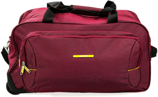 Lamonza Travel Geantă De Voiaj Verde Cu Roți Textilă M55xL30xÎ30cm