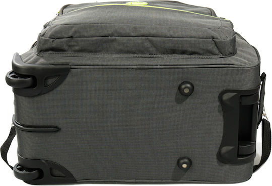 Lamonza Superlight Geantă de Voiaj Gri cu Roți Textilă M55xL30xÎ30cm
