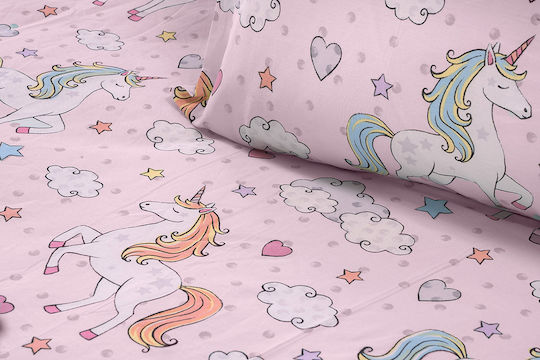 Beauty Home Baby Sheets Set Pink 120x170cm
