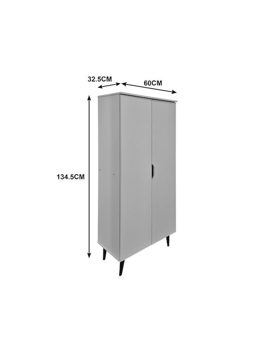 Ξύλινη Παπουτσοθήκη Oufelia 60x32.5x134.5cm