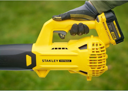 Stanley Φυσητήρας Χειρός 20V με 1 Μπαταρία 4Ah & Μέγιστη Ταχύτητα Αέρα 145km/h