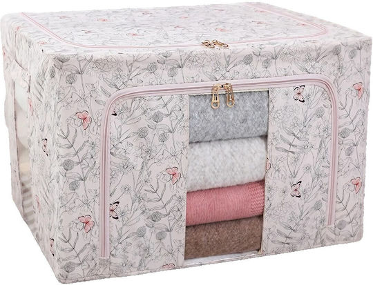 Alista Home Casetă Din Material Textil Pentru Depozitare Haine Roz 50x40x33cm