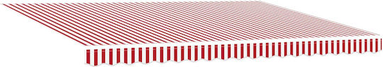 vidaXL Awning Fabric Red with PU Coating 3x4m