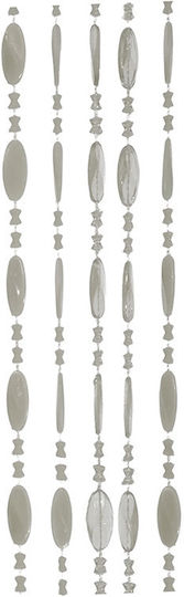 General Trade Door Curtain Made of Ecru Plastic 120x230cm 653910