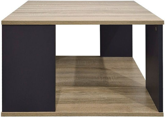 Square Side Coffee Table Zelegan Wooden Sonoma-Anthracite W60xL60xH39cm
