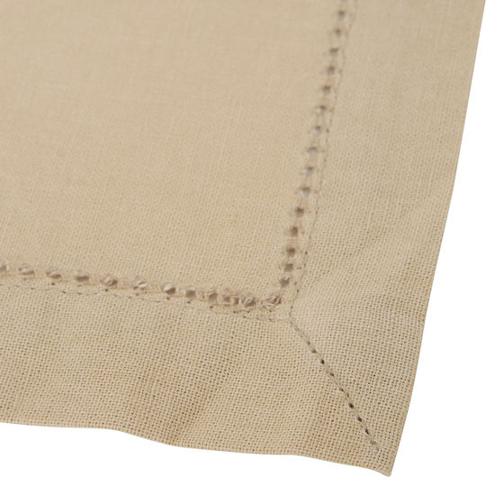 Kitchen Towel 100% Cotton In Beige Colour 40x40cm 4 Pieces