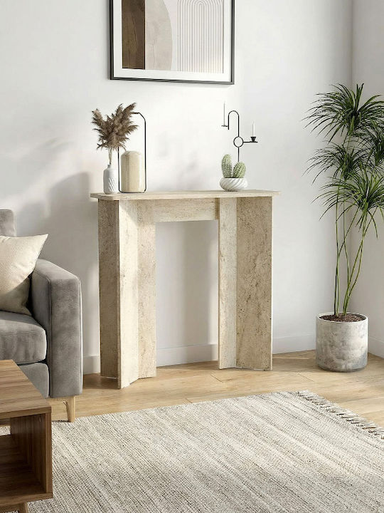 Consolă Din Lemn Travertine L90x l29,6x Î91,8cm