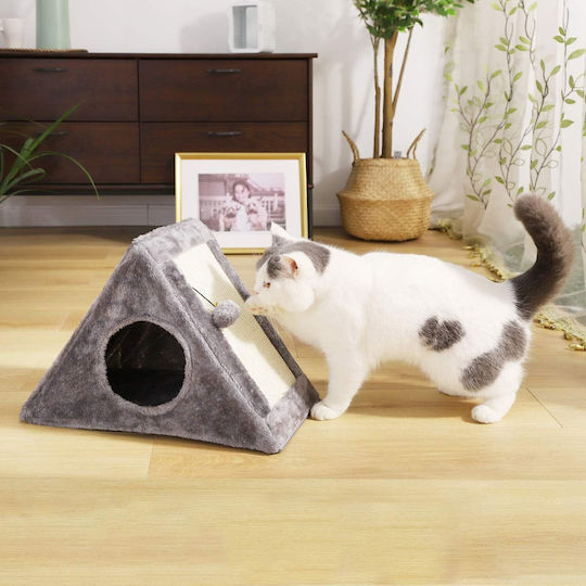 Cozy Cat House Scratching Area Ball 44x42x26 Cm Gray