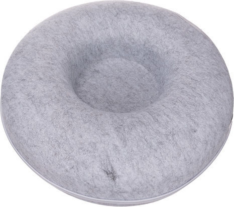 Spiel Tunnel Bett Katzen 51 x 20 cm 22 cm Einstieg Breite Reißverschluss Leicht Zu Reinigen Filz Grau