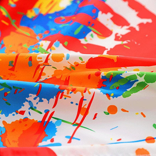 Salopetă Impermeabilă Pictură Activități Creative Zola 1-3 Ani Mâneci Elastice Reglabile Buzunar 51 X 40 Cm Multicolor