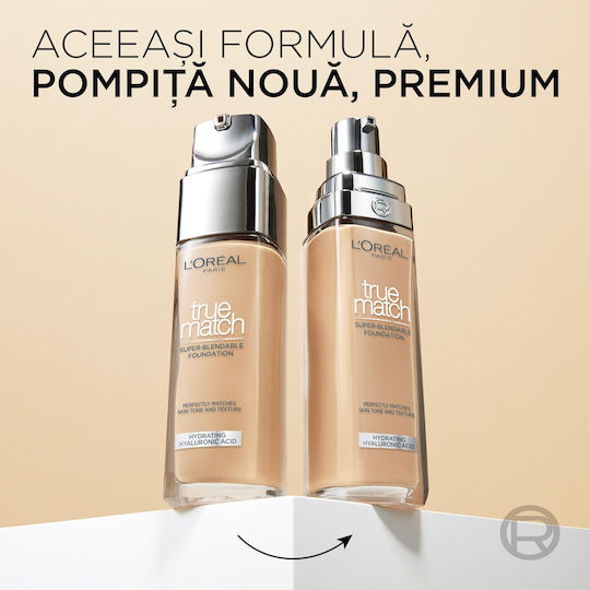 L'Oreal Paris True Match Liquid Foundation SPF17 0.5 Porcelain Rose 30ml