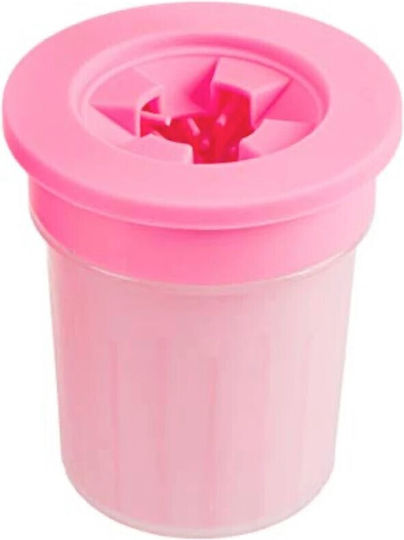 Zola Silikon Hunde Reinigungsmittel für Füße Größe M 11 X 10 Cm Rosa