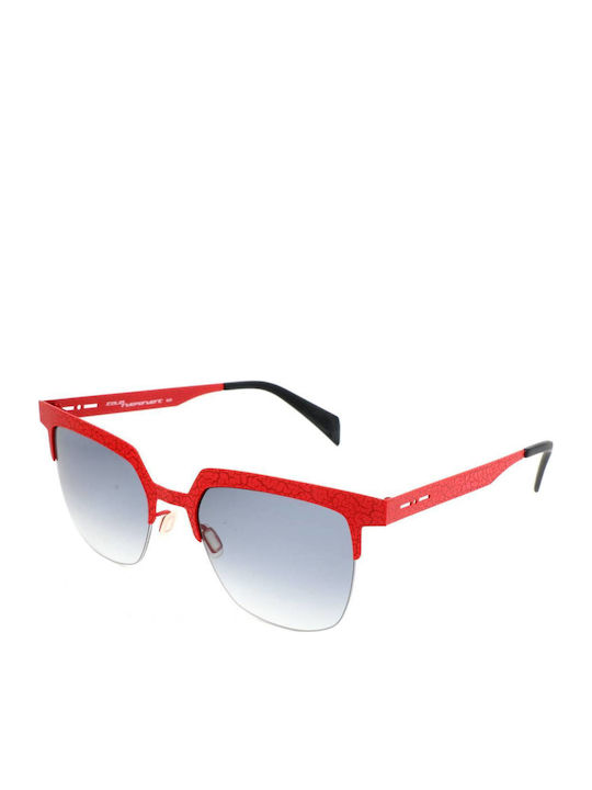 Italia Independent Damen Sonnenbrille mit Rot Kunststoff Gestell 0503A.CRK.051