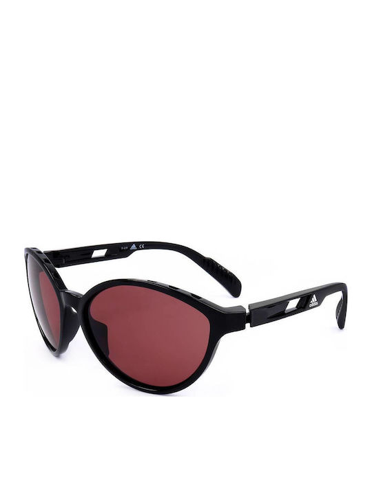 adidas Women's Sunglasses with Black Plastic Frame SP0012 01Y