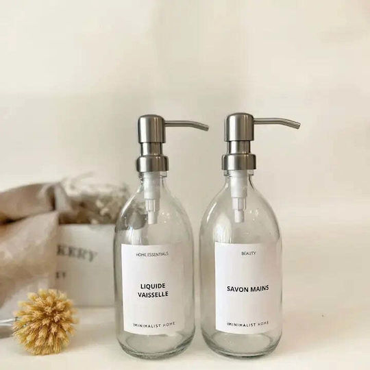 Phos & Gaia Dispenser Κουζίνας Γυάλινο Διάφανο 500ml Phos & Gaia Dispenser Κουζίνας Γυάλινο Διάφανο 500ml