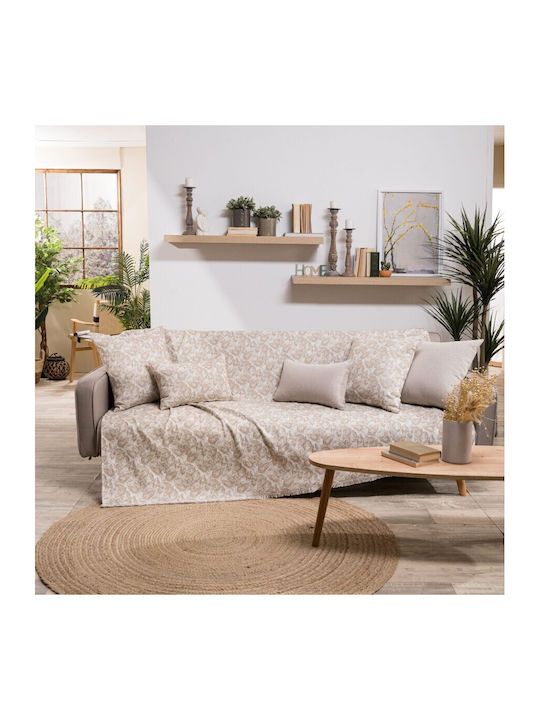 Teoran Ferrara Four-Seater Sofa Throw Chenille 180x350cm