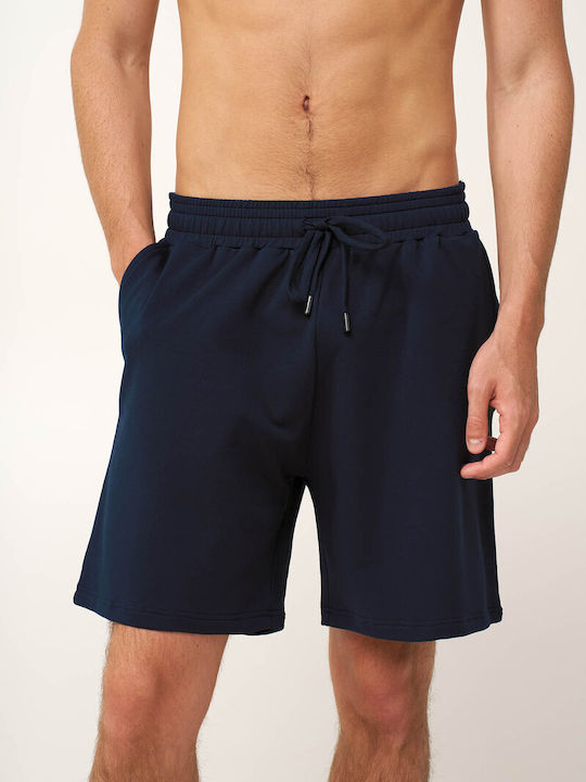 Vamp Summer Men's Bermuda Pyjamas Cotton Dark Gray
