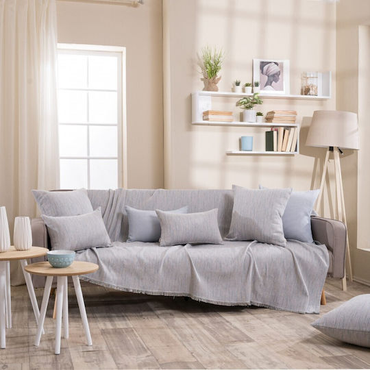 Teoran Lecce Πολυθρόνας Π180xΜ150cm Γκρι Teoran Lecce Πολυθρόνας Π180xΜ150cm Γκρι