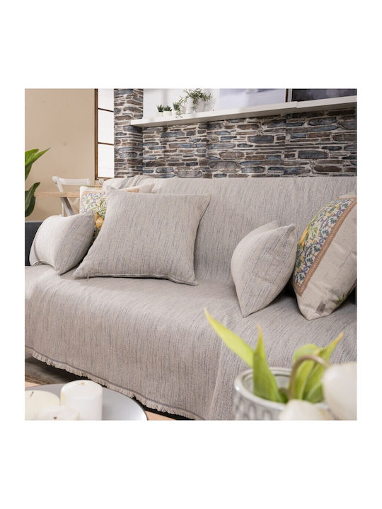Teoran Lecce Decken & Couchdecken Viersitzer-Sofa Überwurf Chenille 180x350cm Lecce