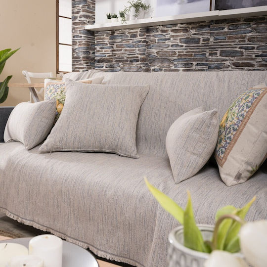 Teoran Lecce Four-Seater Sofa Throw Chenille 180x350cm