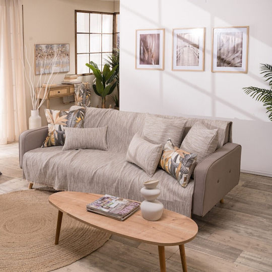 Teoran Lecce Four-Seater Sofa Throw Chenille 180x350cm