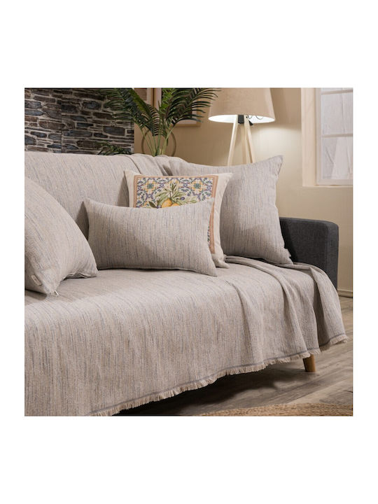 Teoran Lecce Decken & Couchdecken Viersitzer-Sofa Überwurf Chenille 180x350cm Lecce