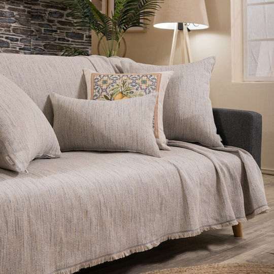 Teoran Lecce Four-Seater Sofa Throw Chenille 180x350cm
