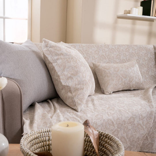Teoran Ferrara Three-Seater Sofa Throw Chenille 180x300cm