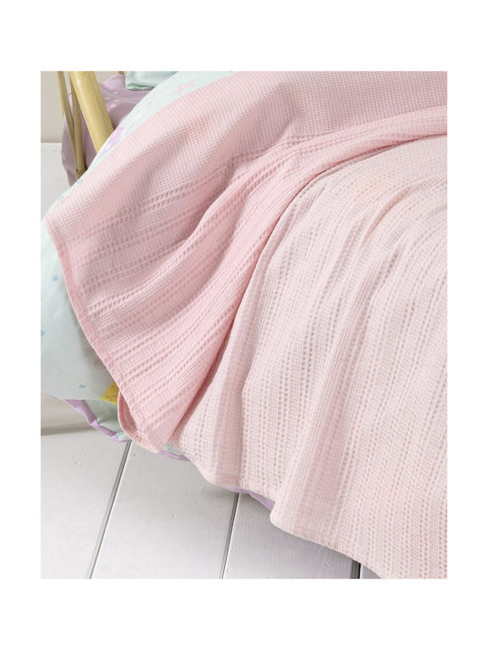 Nima Κουβέρτα Dune Pink 160x160εκ.