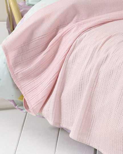 Nima Nima Kinderdecke Dune Rosa 160x160cm