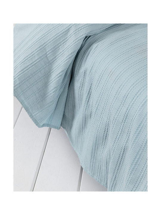 Nima Κουβέρτα Dune Blue 160x160εκ.