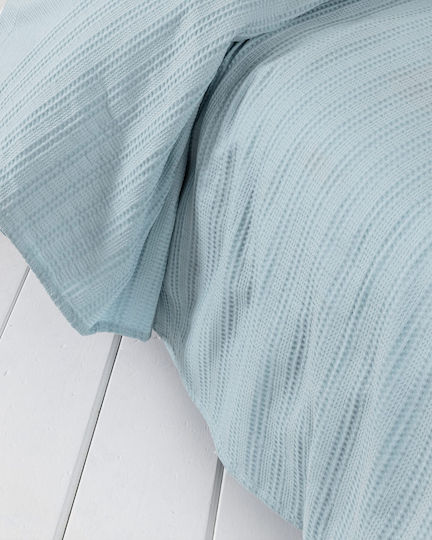 Nima Blanket Dune Blue 160x160cm Nima Blanket Dune Blue 160x160cm