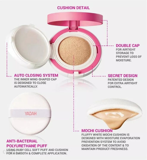 Yadah Cushion Foundation 21 Light Beige 15gr