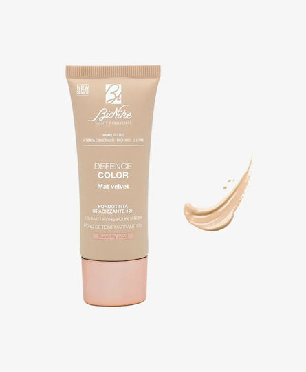 Bionike Defence Color Mat Velvet 12h Mattifying Liquid Foundation 401 Perle 30ml