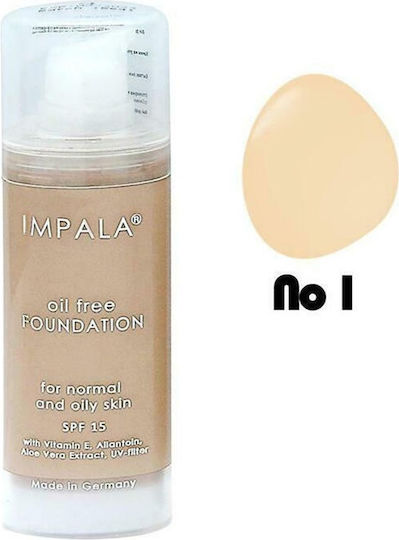 Impala Cosmetics Liquid Make Up SPF15 №1 35gr