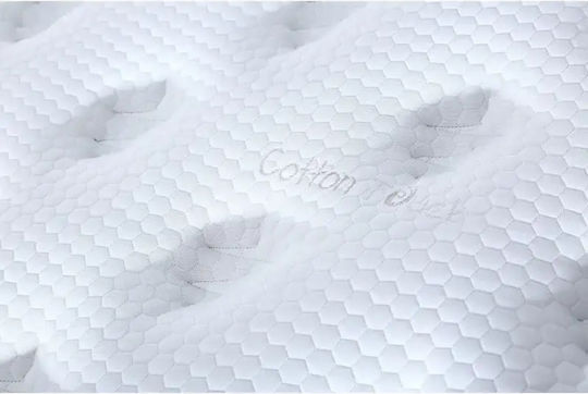 Orthopädische Matratze Baumwolle Hart Mit Taschenfedern - Grau (100x200x30cm)