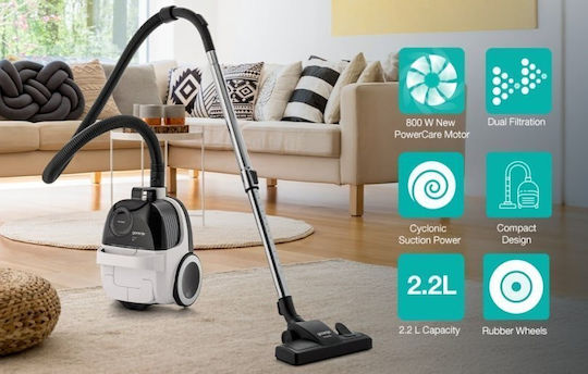 Gorenje VCE01G2AW Electric Vacuum Cleaner 800W Bagless 2.2lt