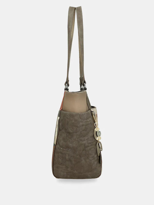 Damen Handtasche Tote Handtasche Khaki