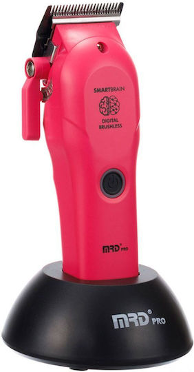MRD Pro Smart Brain Gmt-3969st Professional Rechargeable Hair Clipper Pink mrd122