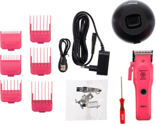 MRD Pro Smart Brain Gmt-3969st Professional Rechargeable Hair Clipper Pink mrd122