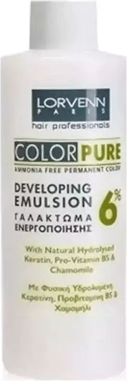 Lorvenn Color Pure Colour Activator Cream 20Vol Ammonia Free 100ml