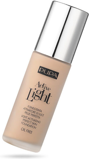 Pupa Active Light Light Activating Perfect Skin Oil Free Liquid Foundation SPF10 30ml