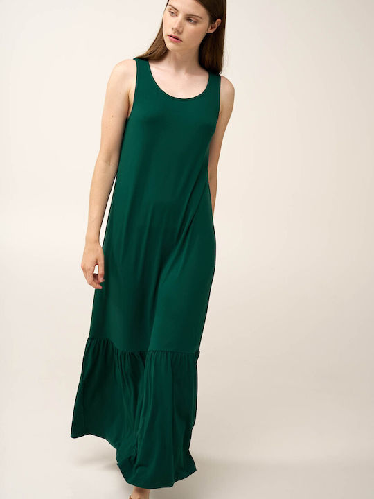 Sommer Maxi Damenkleid Schwarz