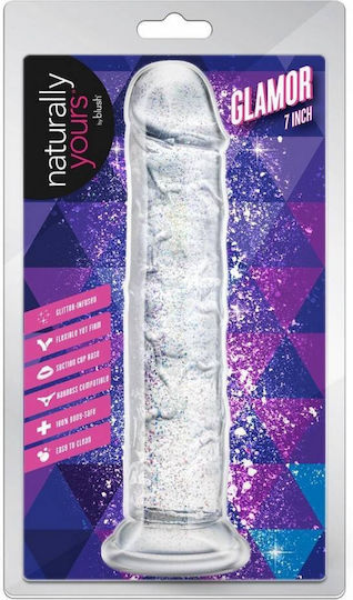 Blush Realistic Dildo With Suction Cup Transparent