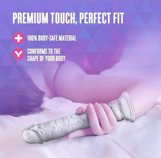 Blush Realistic Dildo With Suction Cup Transparent