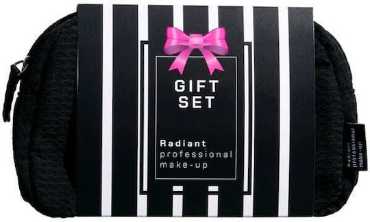 Radiant Make-up-Set mit Kosmetiktasche No.01 Black, No.09 Maroon 5Stück