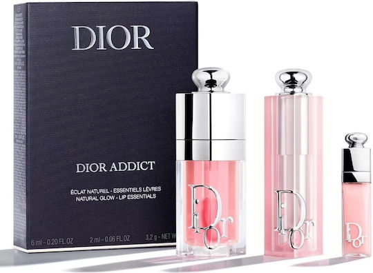 Dior Addict Комплект за Грим за Устни Розов 3 Бройки