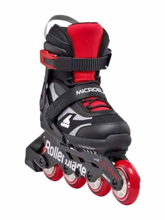 Rollerblade Microblade Sl Inline Αυξομειούμενα Rollers Μαύρα Παιδικά